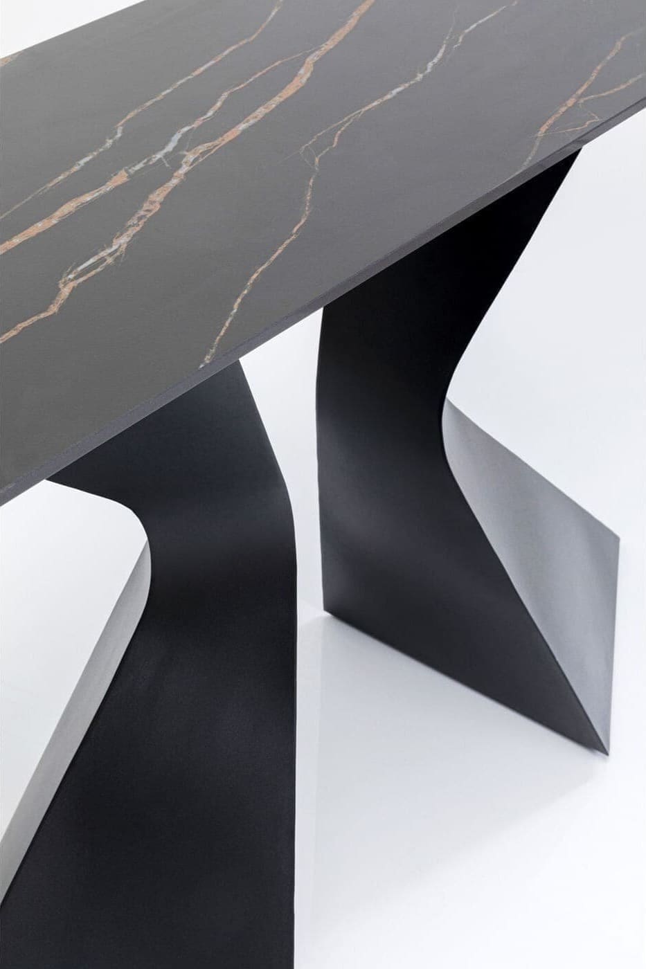 Wandtafel Gloria Black Ceramik 140x81cm Kare Design Wandtafel 87062