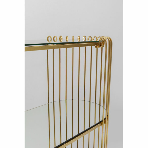 Wandtafel Wire Brass 81x78cm Kare Design Wandtafel 87707
