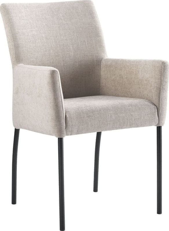 Pronto Wonen Eetkamerstoel Sessione beige Beige|Wit Eetkamerstoel