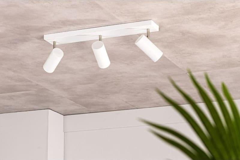 Pronto Wonen Plafondspot Mirare wit metaal 3-spots Wit Lamp