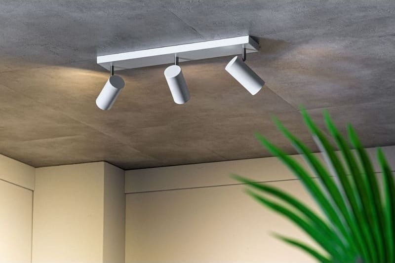 Pronto Wonen Plafondspot Mirare wit metaal 3-spots Wit Lamp