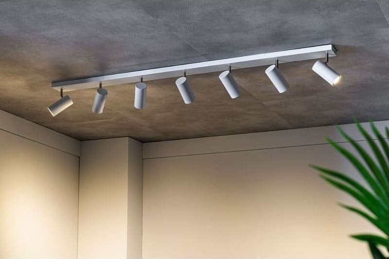 Pronto Wonen Plafondspot Mirare wit metaal 7-spots Wit Lamp