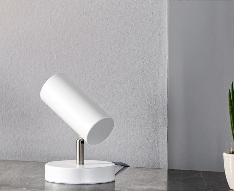 Pronto Wonen Tafellamp Mirare wit metaal 1-spots Wit Verlichting