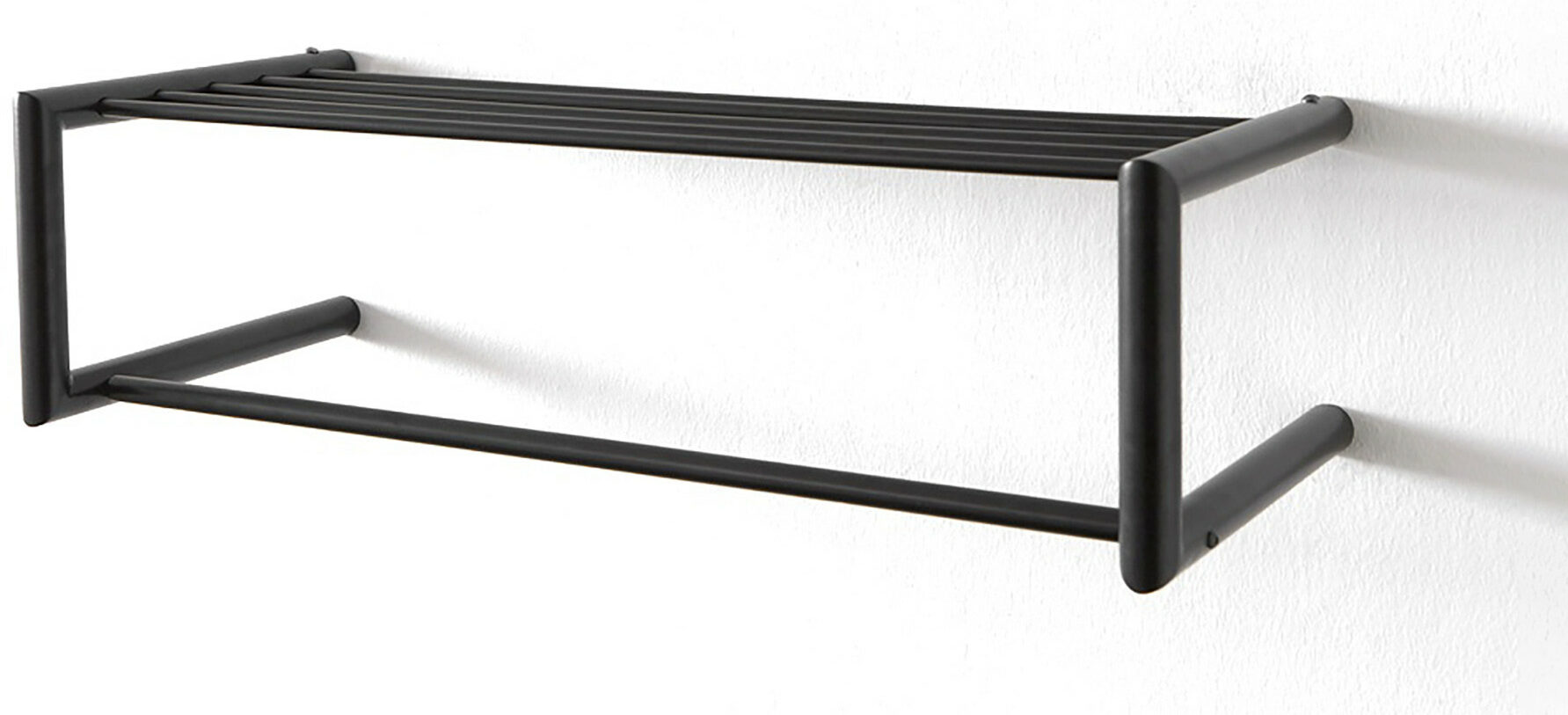 Smooth Wandkapstok - Zwart Spinder Design Kapstok GW227-22