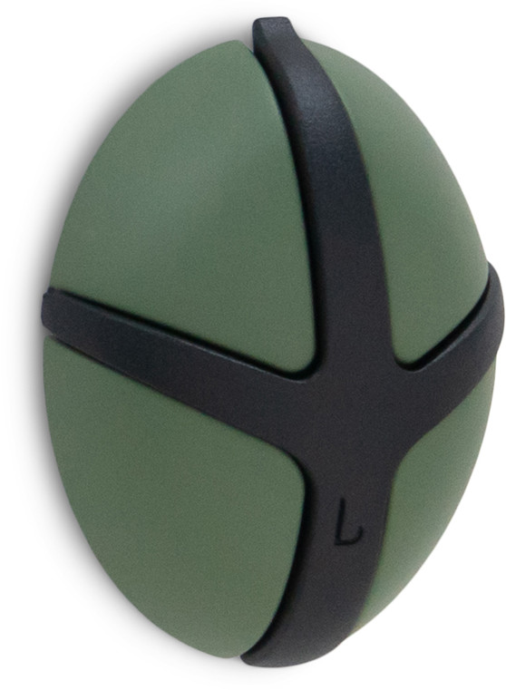 Tick Wandkapstok - Sage Green / Zwart Spinder Design Kapstok HD600-02-33