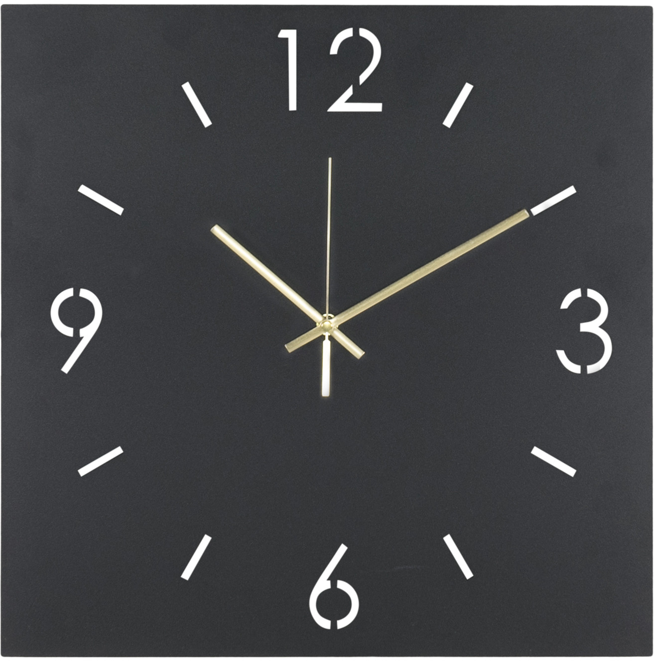 Time 40 X 40 Klok - Zwart Spinder Design Klok KL040-22