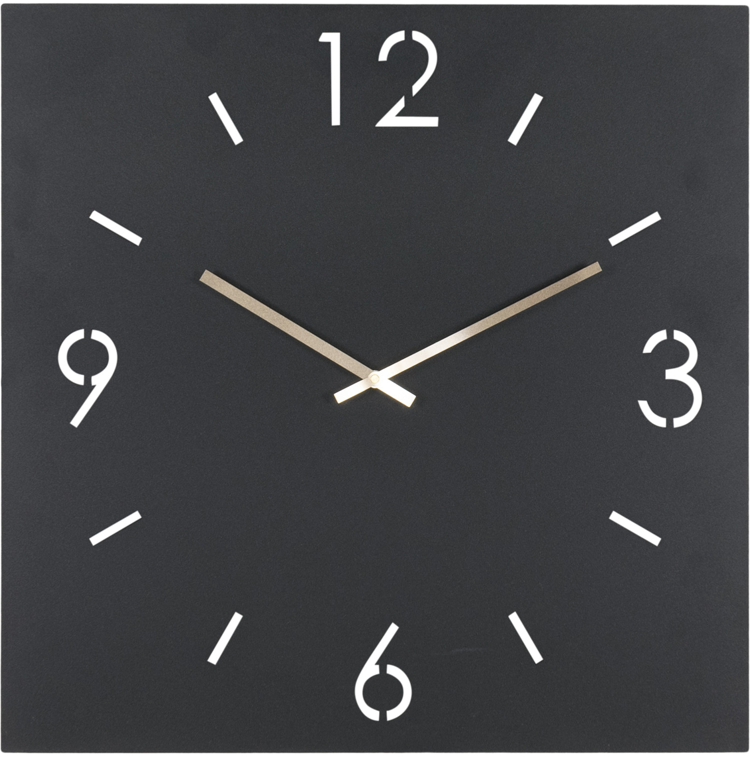 Time 80 X 80 Klok - Zwart Spinder Design Klok KL080-22