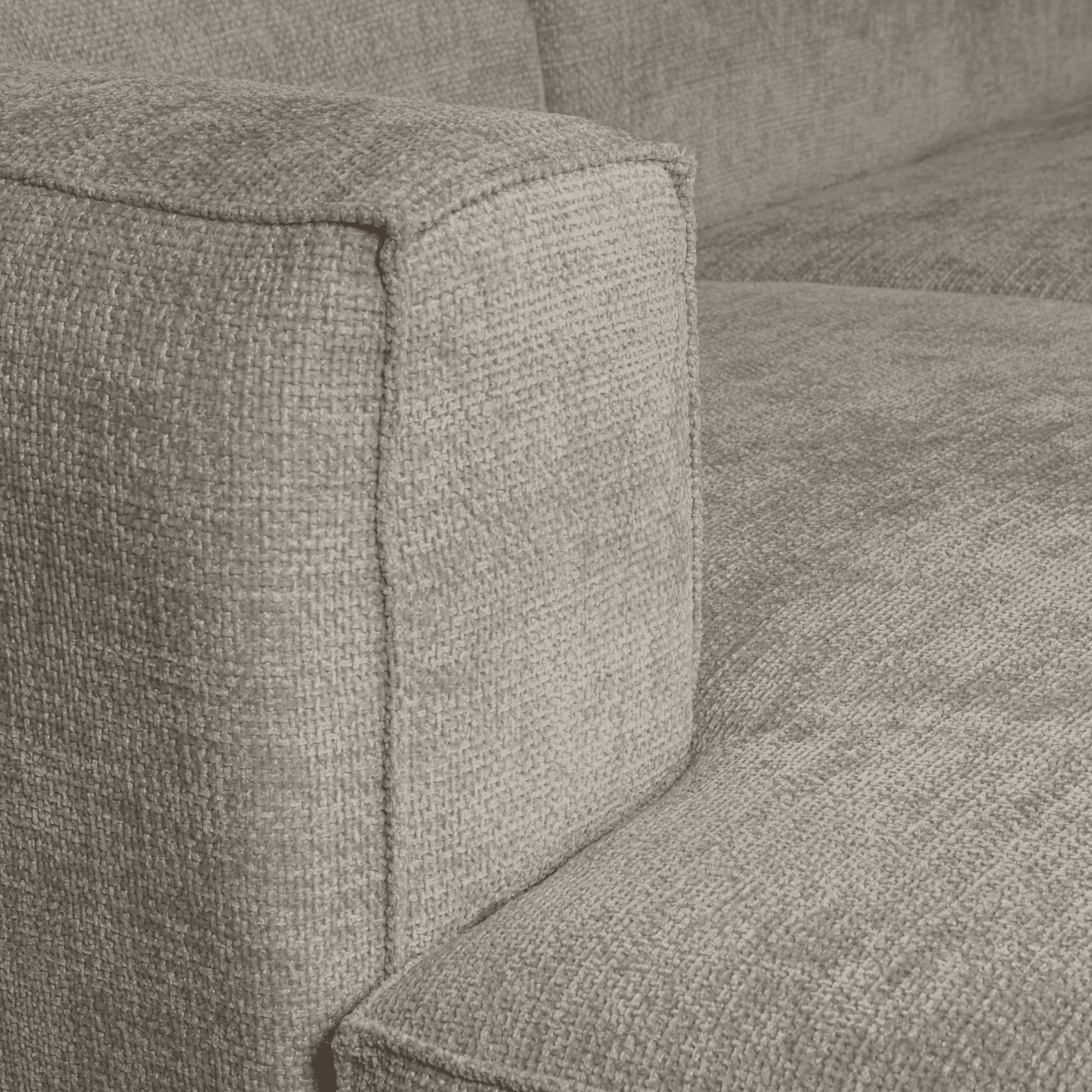WOOOD Bean chaise longue links grove melange travertin Beige|Taupe