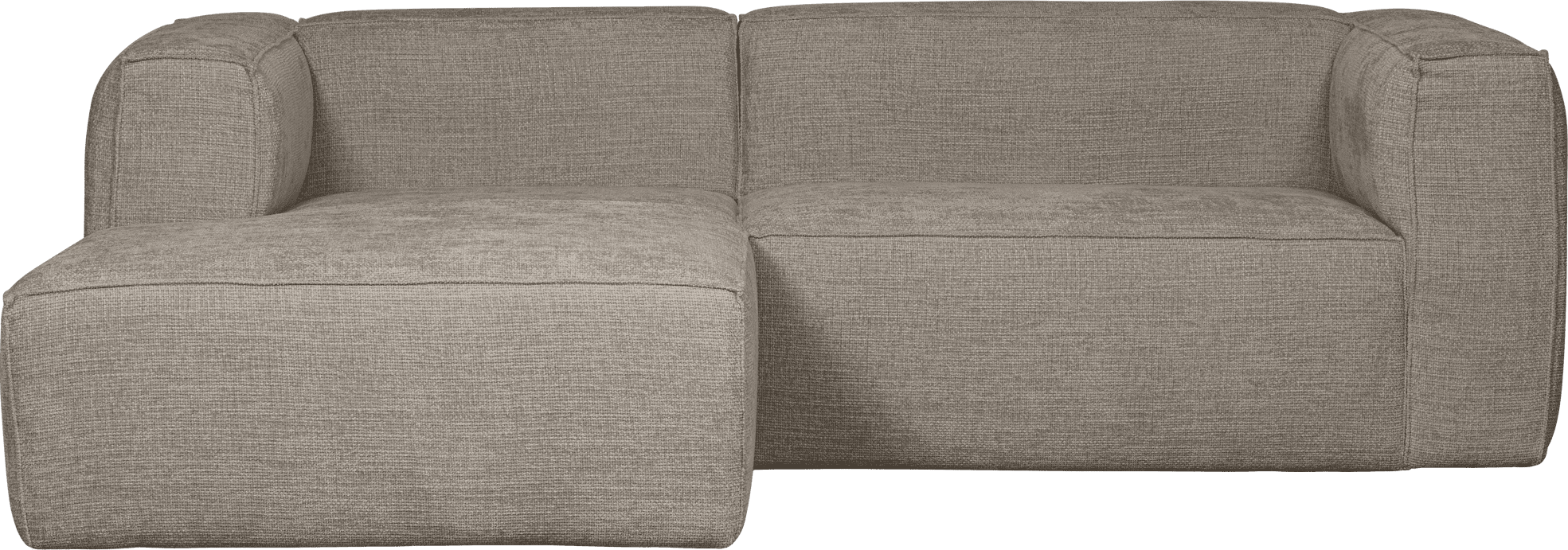 WOOOD Bean chaise longue links grove melange travertin Beige|Taupe