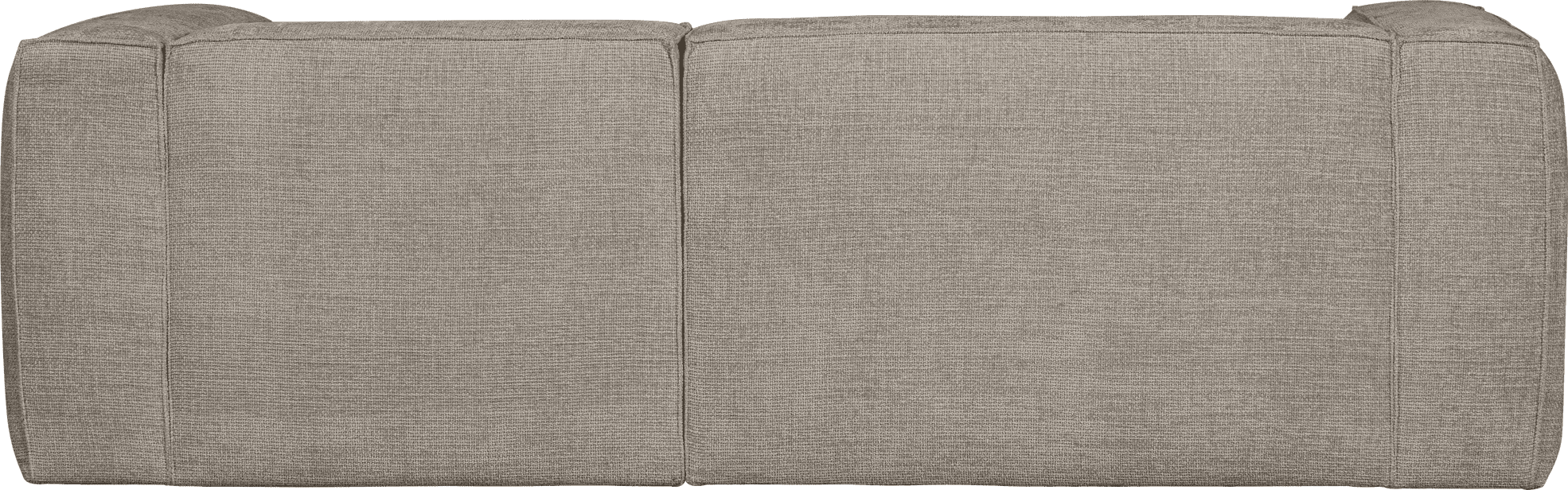 WOOOD Bean chaise longue rechts grove melange travertin Beige|Taupe