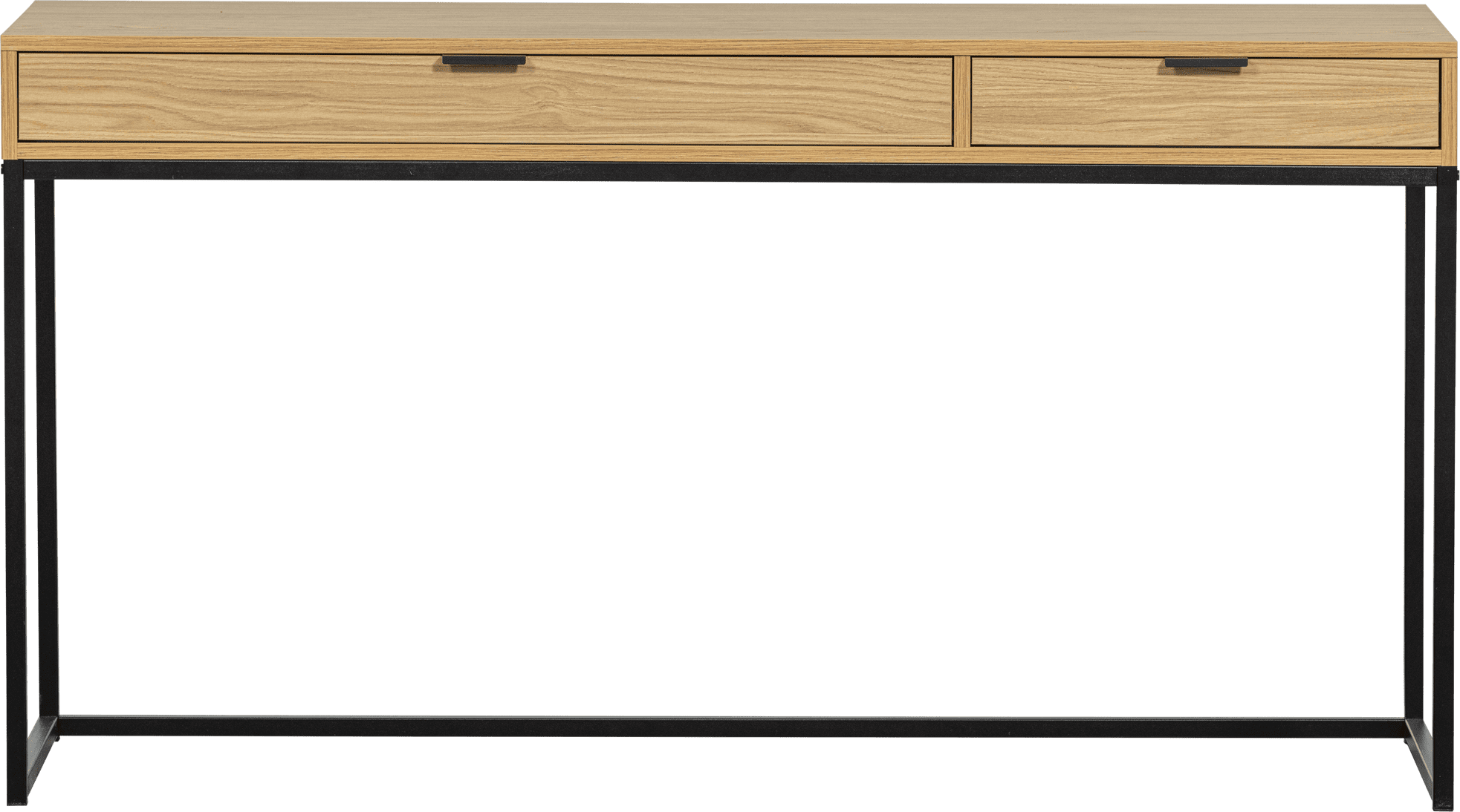 WOOOD Silas bureau eiken melamine Bruin Bureau
