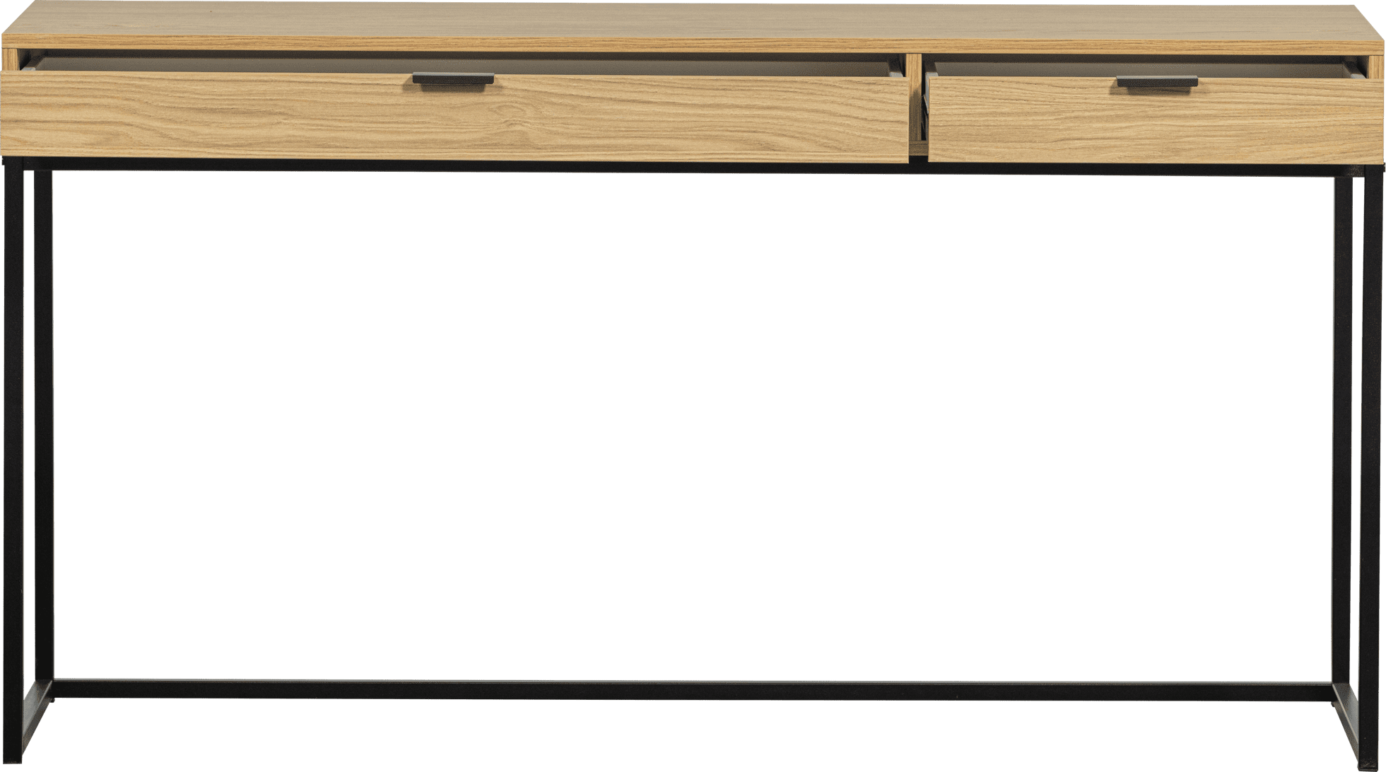 WOOOD Silas bureau eiken melamine Bruin Bureau