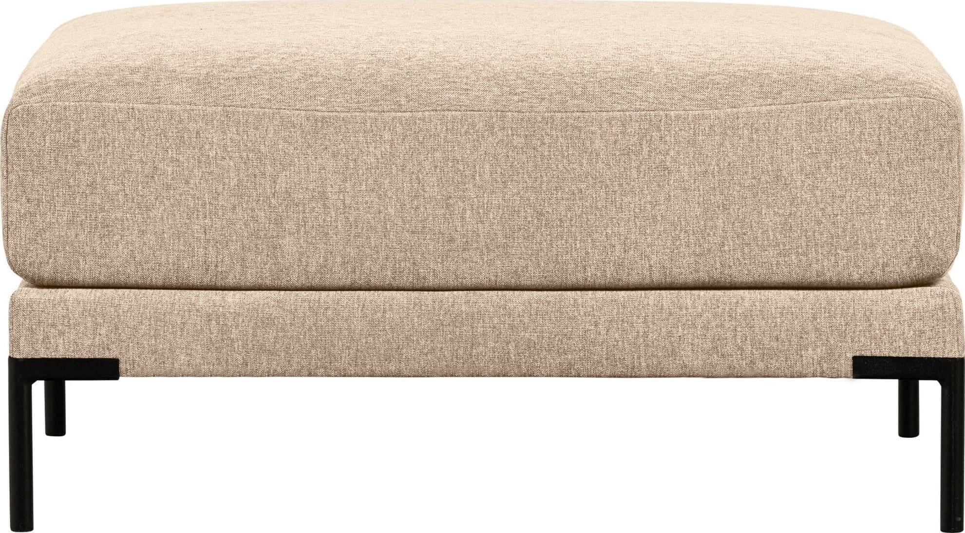 vtwonen Couple poef 100cm natural melange Naturel Poef