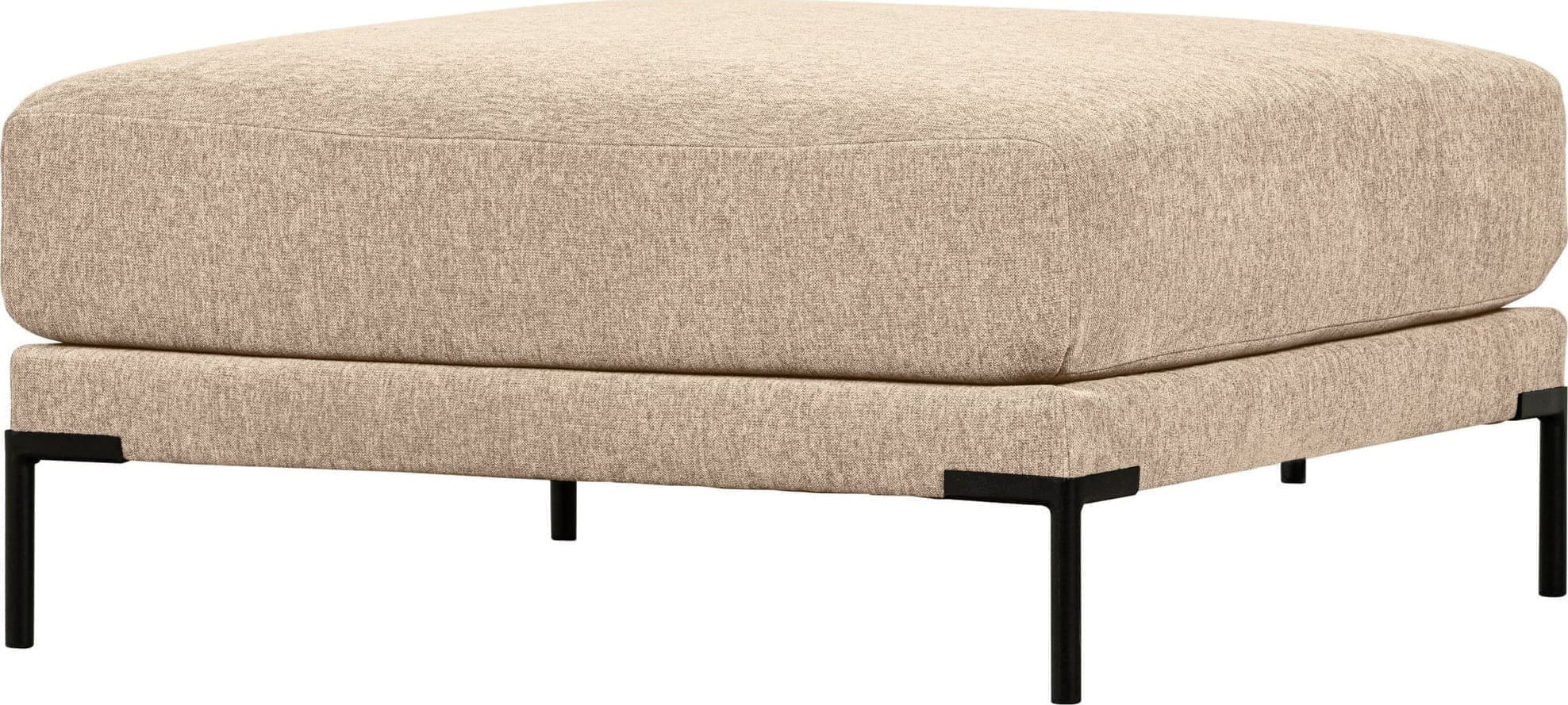 vtwonen Couple poef 100cm natural melange Naturel Poef