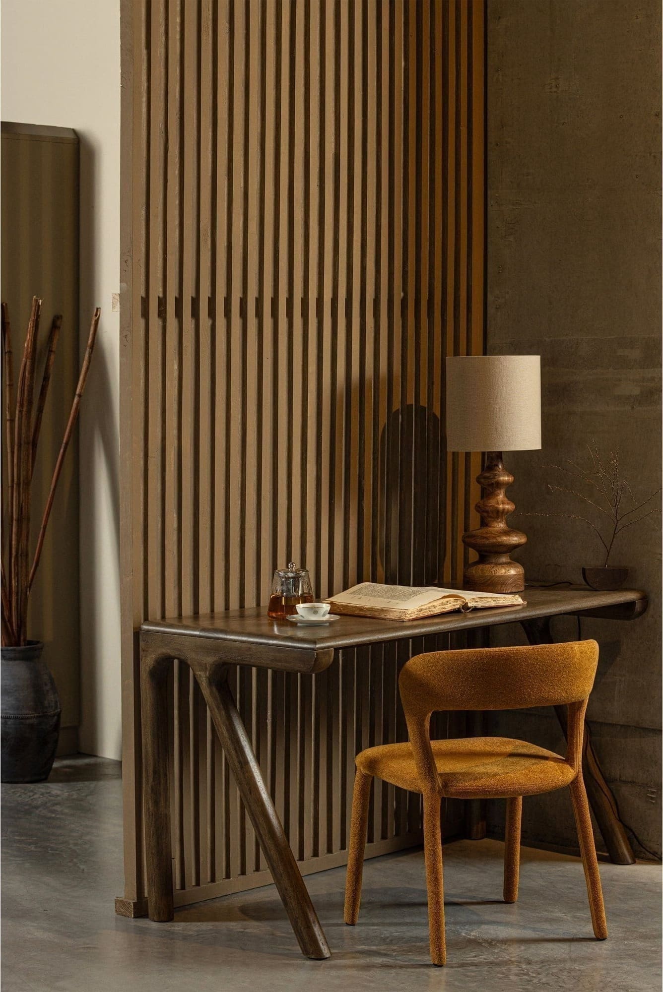 BePureHome Tug bureau mango walnoot Bruin Bureau
