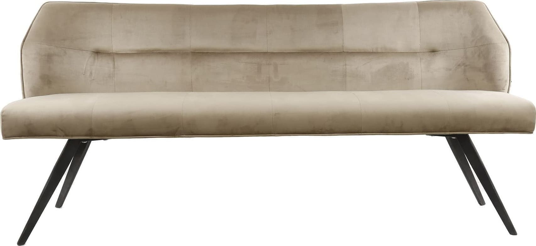 Eetkamerbank Pull - Champagne Velours Bullcraft Eetkamerbank 4964/55V
