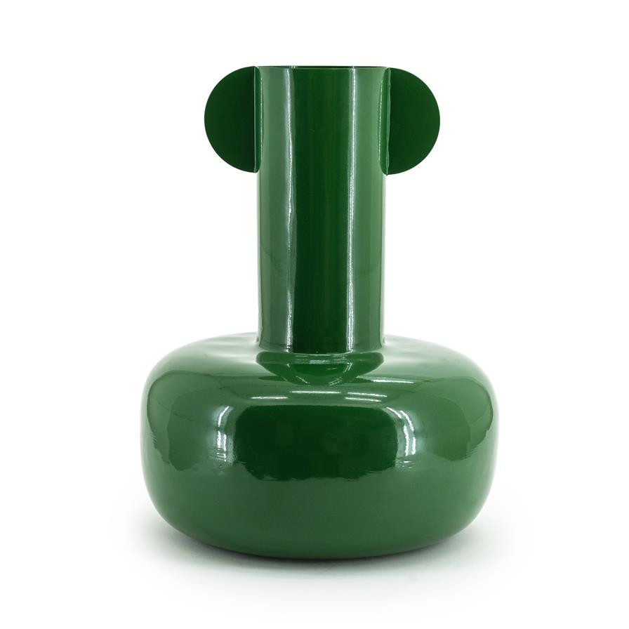 By-Boo Vaas 'Bamba' 46cm hoog, kleur Groen