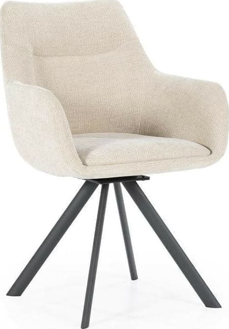 Bliss Eetkamerstoel Armstoel – Taupe By-Boo Chair 240095