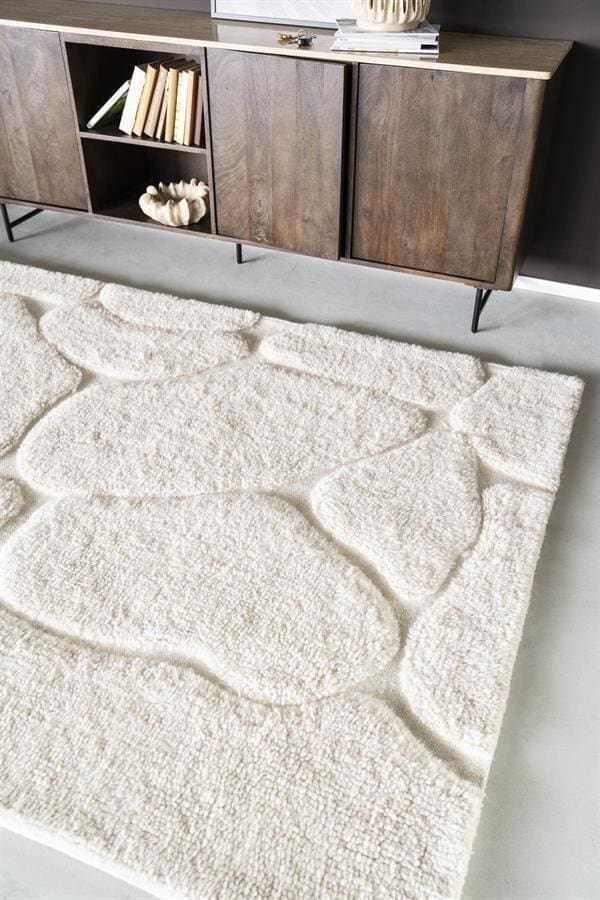 Vloerkleed Kala 200×300 cm – Off White By-Boo Vloerkleed 230279