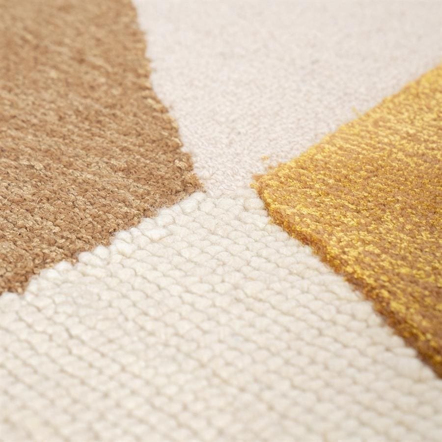 Vloerkleed Kazi 190x290 cm - Mustard By-Boo 240037