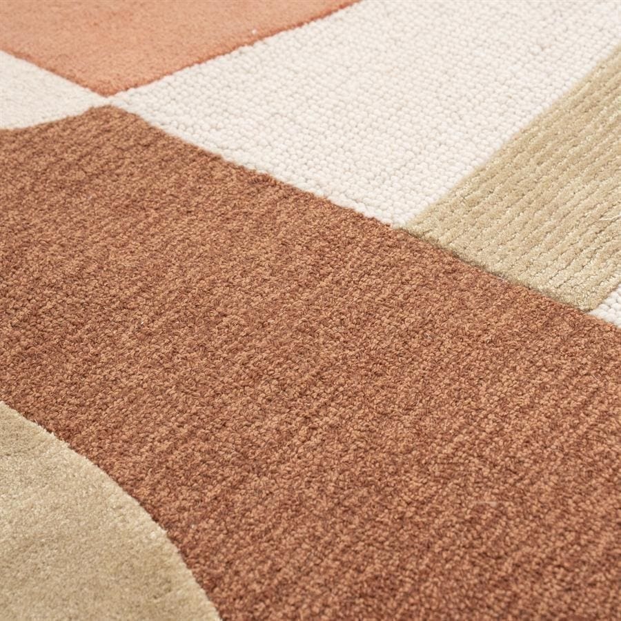 Vloerkleed Kazi 190x290 cm - Terracotta By-Boo 240038
