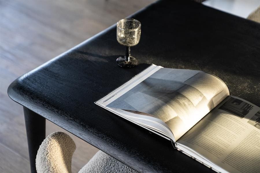 Eettafel Jiska 250x100 - Zwart Eleonora Eettafel 95760