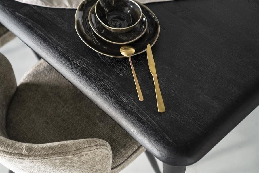 Eettafel Jiska 250x100 - Zwart Eleonora Eettafel 95760