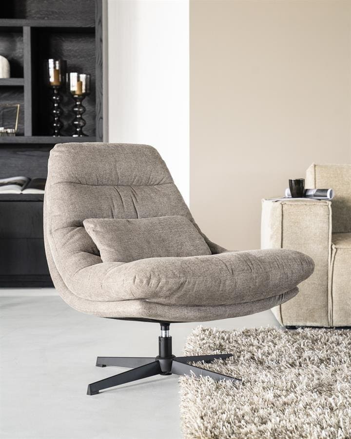 Fauteuil Cooper Met Kussen - Beige Houston Eleonora Fauteuil 95886