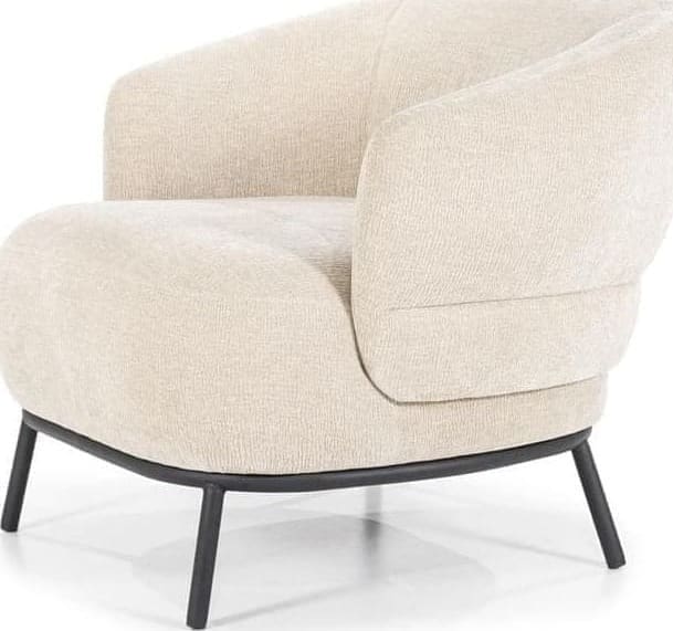 Fauteuil David - Taupe Safari Eleonora Fauteuil 95897
