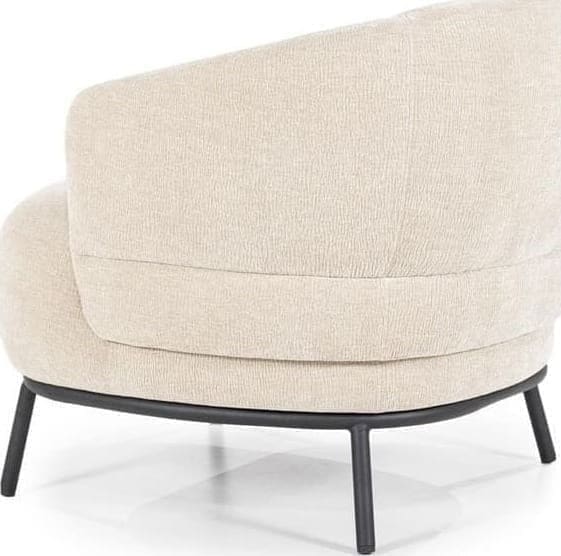 Fauteuil David - Taupe Safari Eleonora Fauteuil 95897