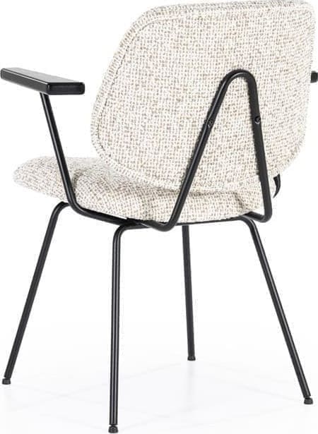 Stoel Jon Met Arml - Beige Maywood Eleonora Eetkamerstoel 95985