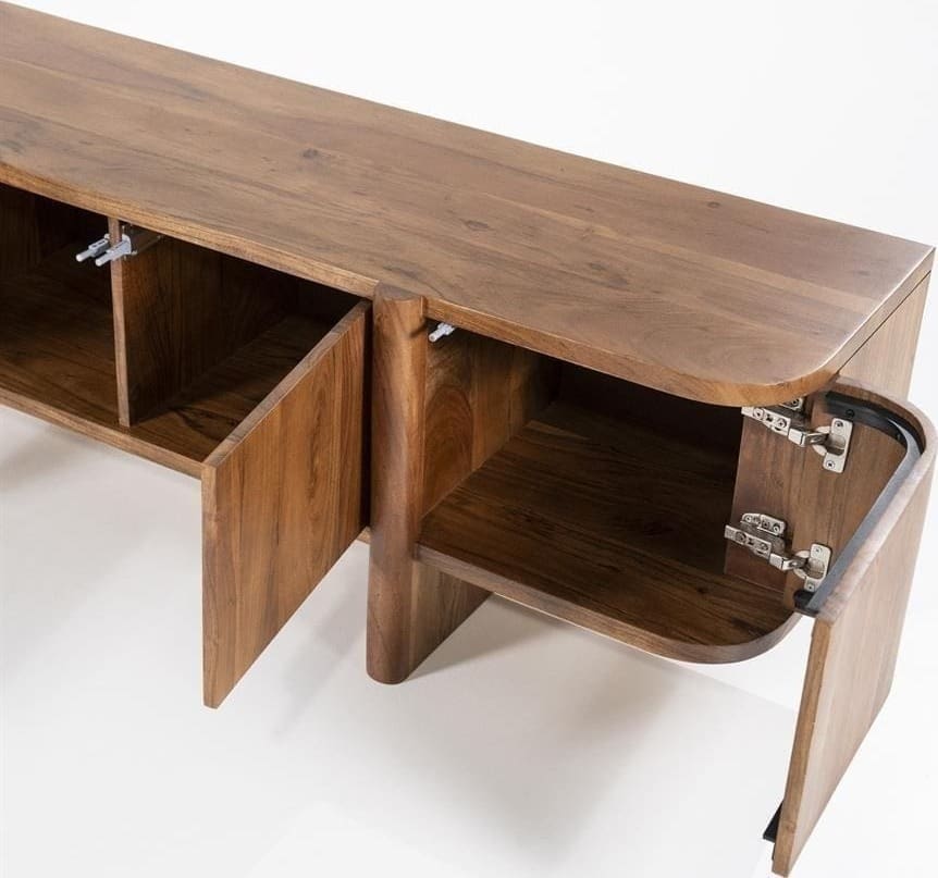 TV-meubel Julian 170 cm - 4drs. Eleonora Tv-meubel|Tv-dressoir 95907