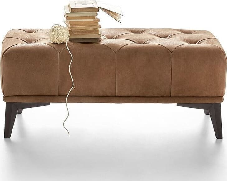House of Dutchz Hocker Dutchz 2300 Bruin|Naturel Hoekbank