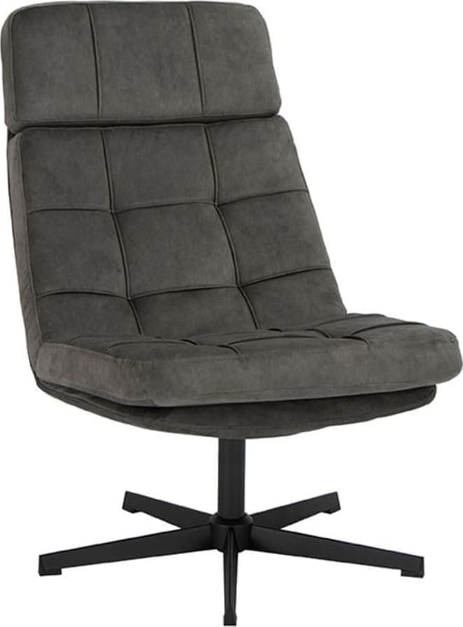 LABEL51 Fauteuil Alvar - Antraciet - Cosmo Antraciet Fauteuil