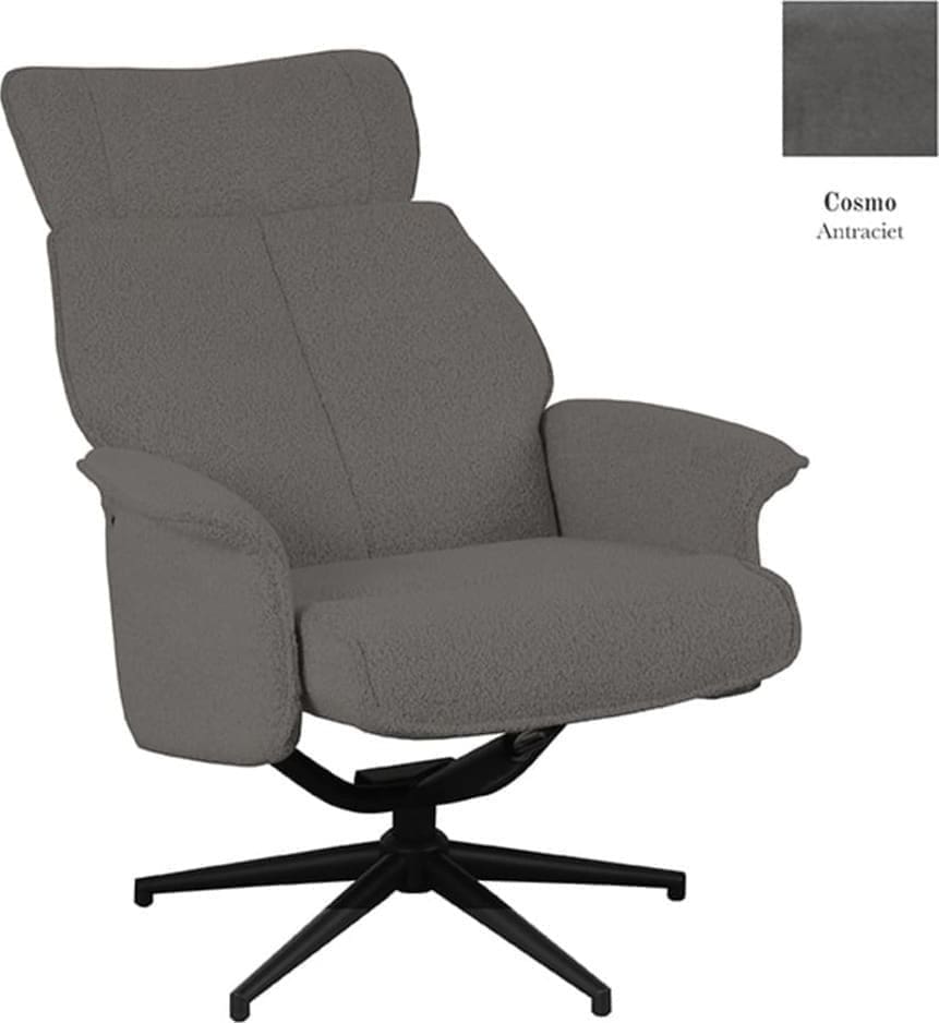 LABEL51 Fauteuil Verdal - Antraciet - Cosmo Antraciet Fauteuil