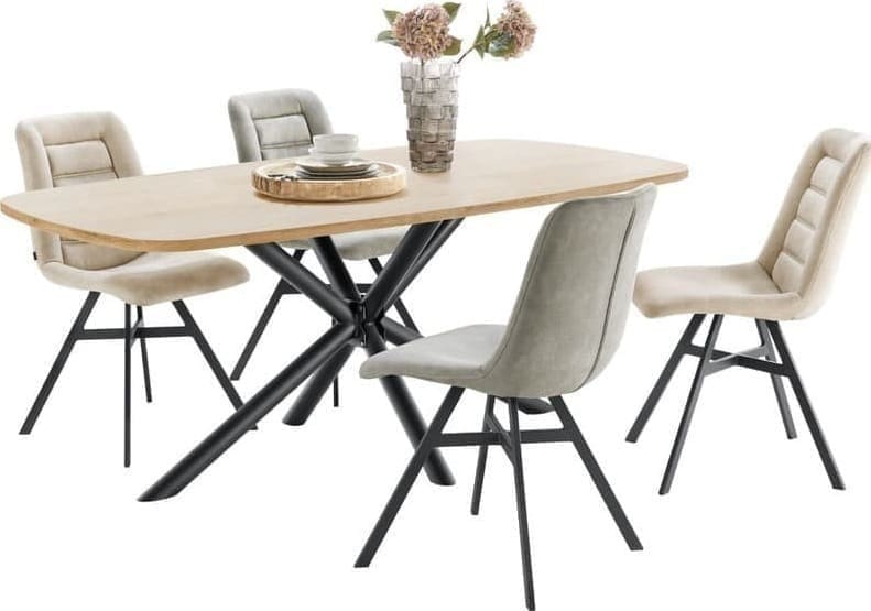 Profijt Meubel Eettafel Levado deens ovaal Bruin Eettafel