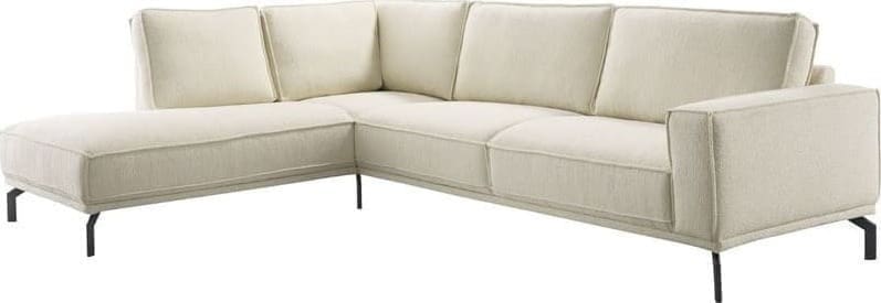 Profijt Meubel Hoekbank Alburg Beige|Wit Hoekbank