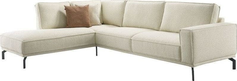 Profijt Meubel Hoekbank Alburg Beige|Wit Hoekbank