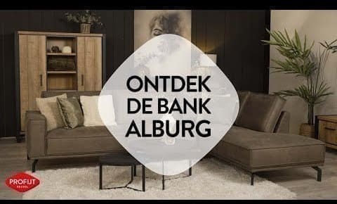 Profijt Meubel Hoekbank Alburg Beige|Wit Hoekbank