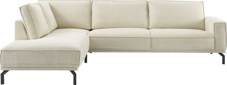 Profijt Meubel Hoekbank Alburg Beige|Wit Hoekbank