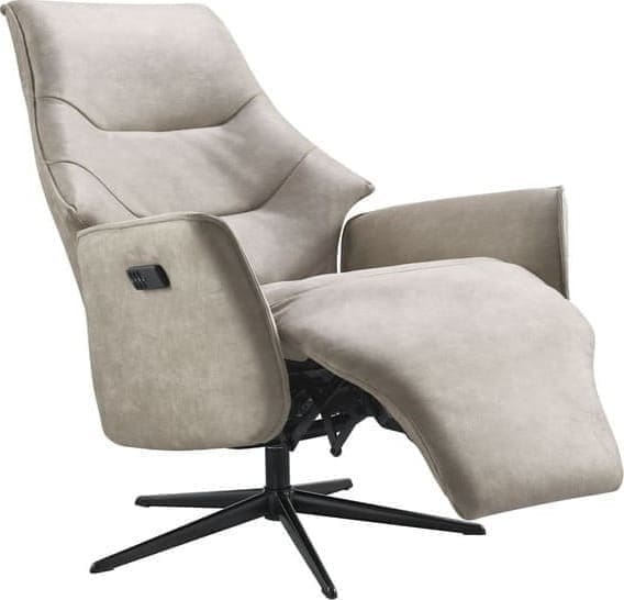 Profijt Meubel Relaxfauteuil Clay medium Taupe|Bruin Fauteuil