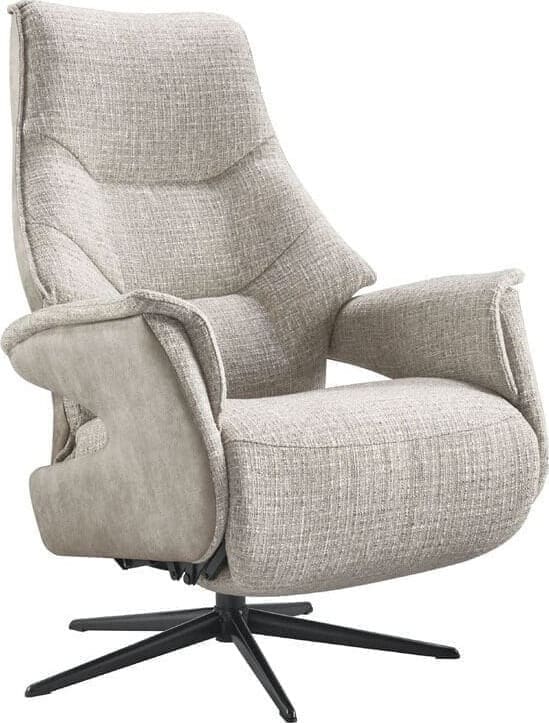 Profijt Meubel Relaxfauteuil Deming small Taupe|Bruin Fauteuil