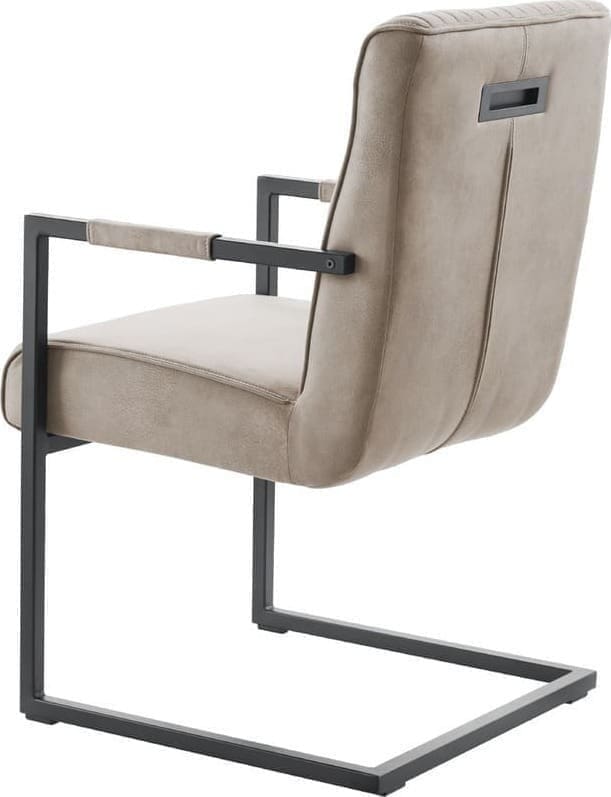 Pronto Wonen Eetkamerstoel Dantero clay Taupe|Bruin Eetkamerstoel