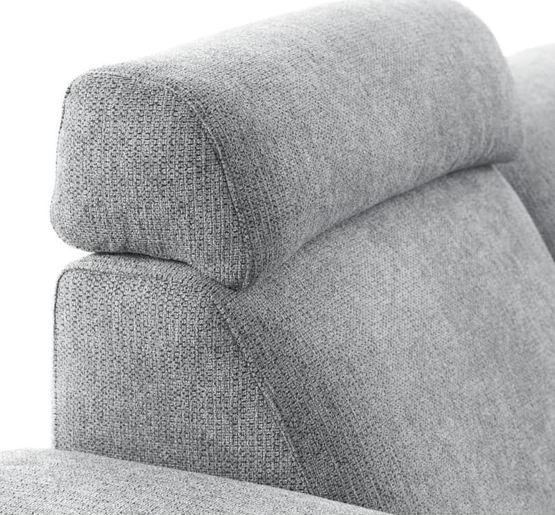 Pronto Wonen Hoekbank Puento gerecycled polyether HR-zitting grijs Grijs Bank