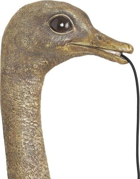 Pronto Wonen Wandlamp Mozzi struisvogel antiek brons Brons Verlichting
