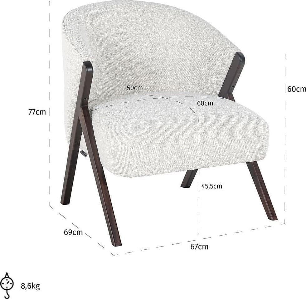Richmond Interiors Fauteuil Mia Fauteuil