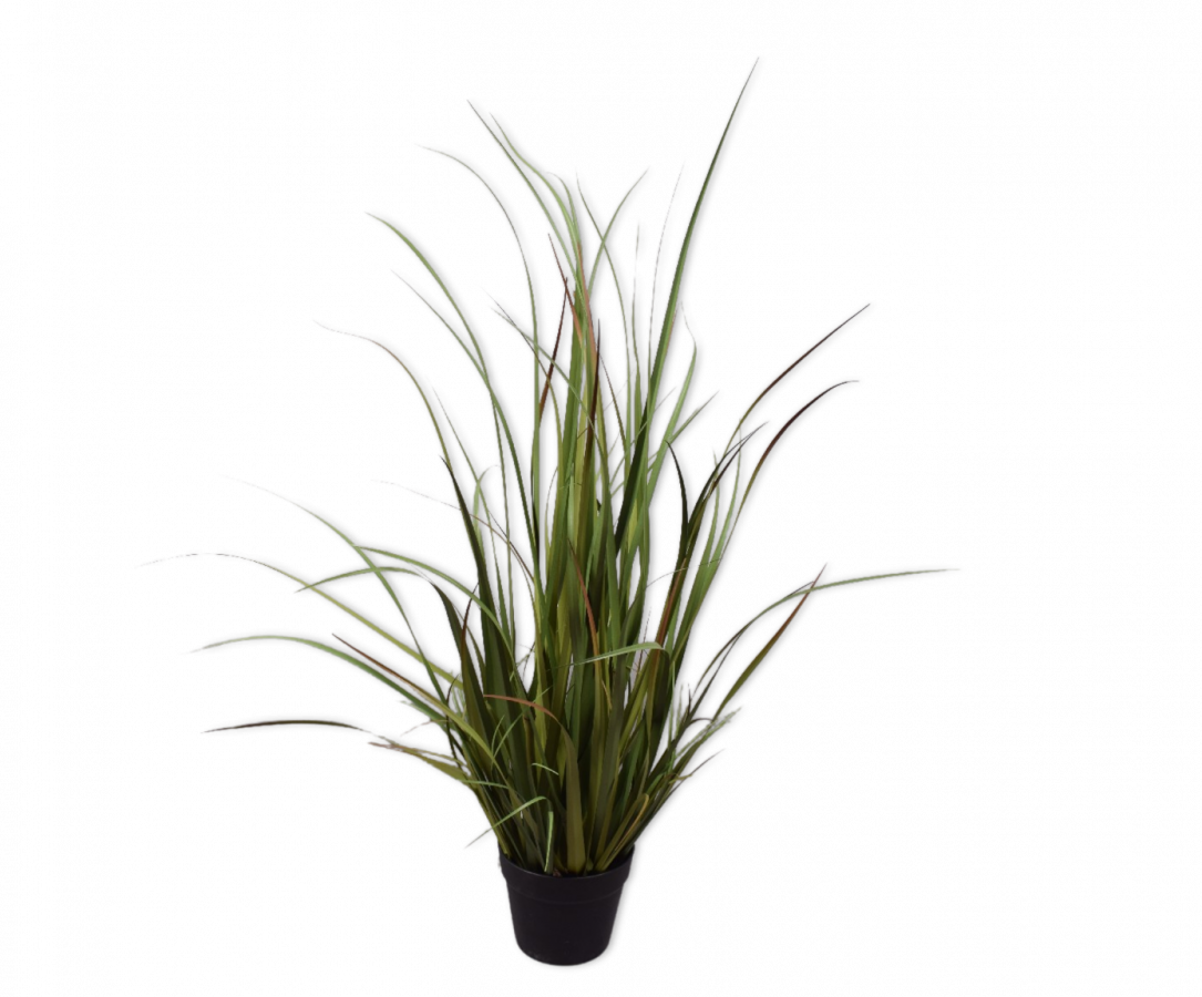 Grasplantgrn/brn - 100cm Silk-ka kunstbloemen en planten Kunstplant Silk-ka-150080