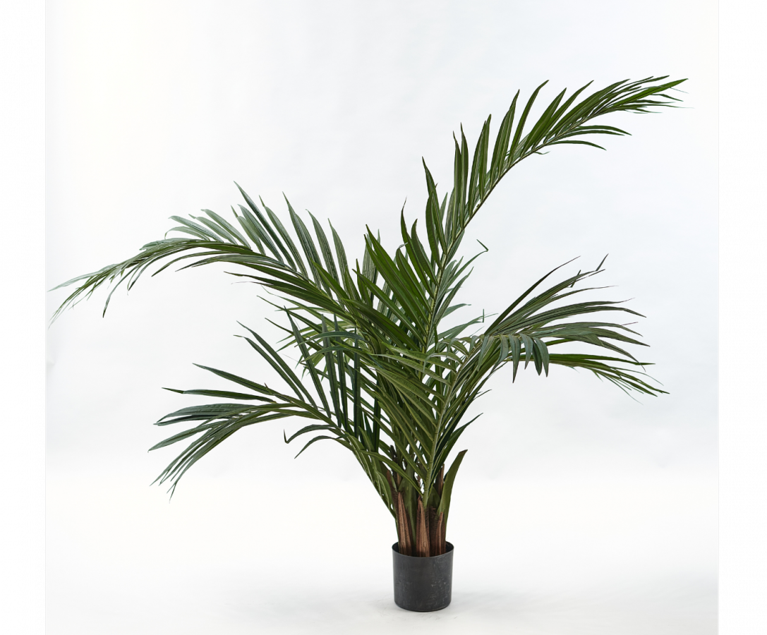 Palmgroen - 118cm Silk-ka kunstbloemen en planten Kunstplant Silk-ka-150502