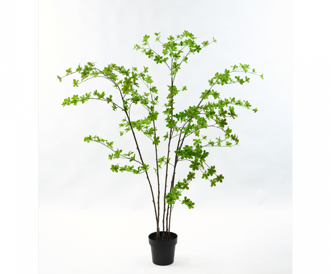 Plantgroen - 152cm Silk-ka kunstbloemen en planten Kunstplant Silk-ka-150484