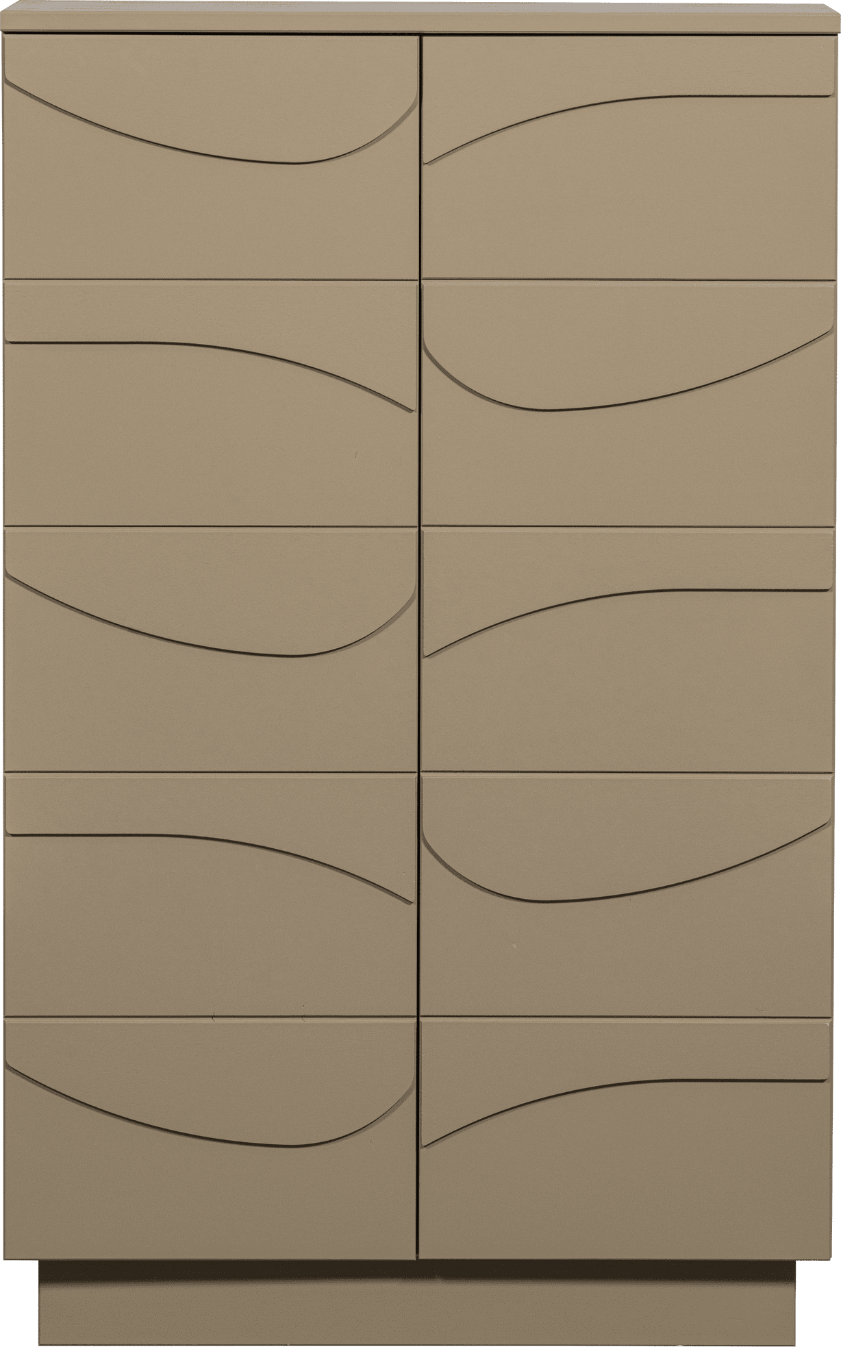 WOOOD Teo kast grenen mud Bruin|Taupe Bergkast|Kast